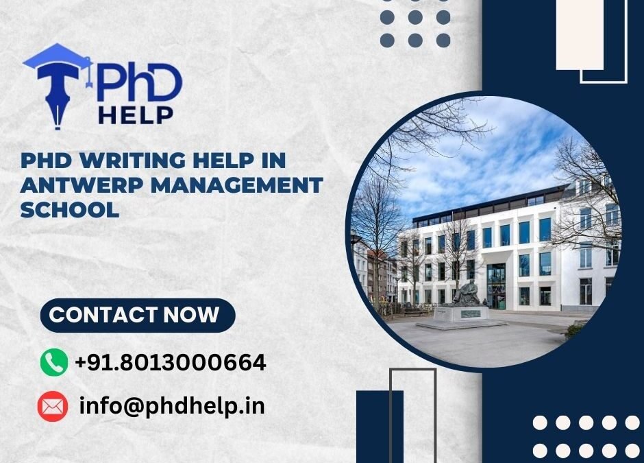 PhD writing help in Antwerp Management School
