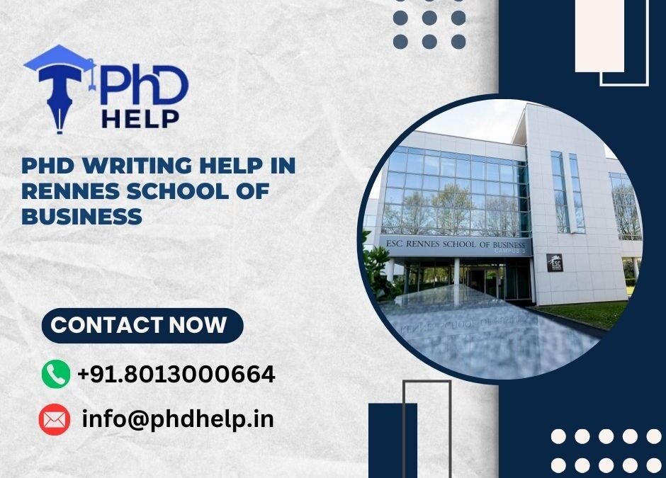 PhD writing help in Rennes School of Business