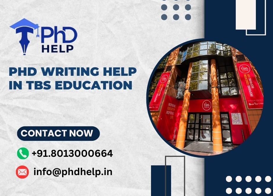 PhD writing help in TBS Education