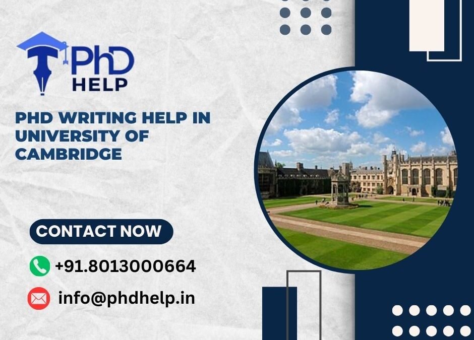 PhD writing help in University of Cambridge