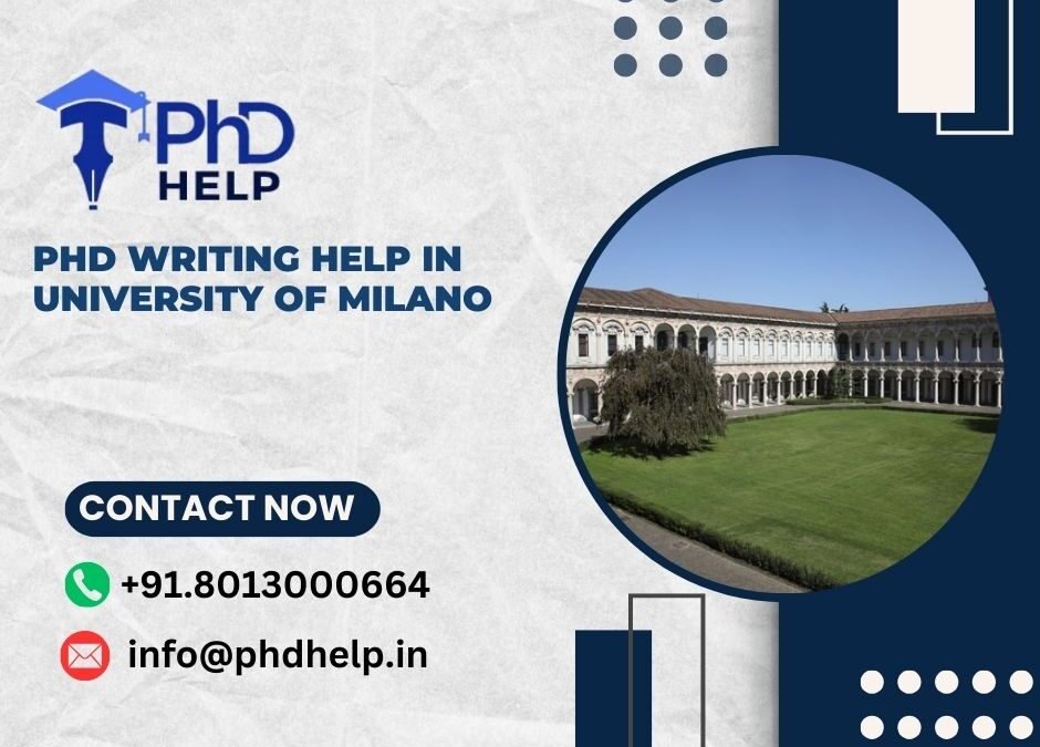 PhD writing help in University of Milano