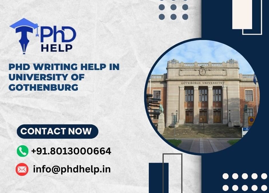 PhD writing help in University of Gothenburg