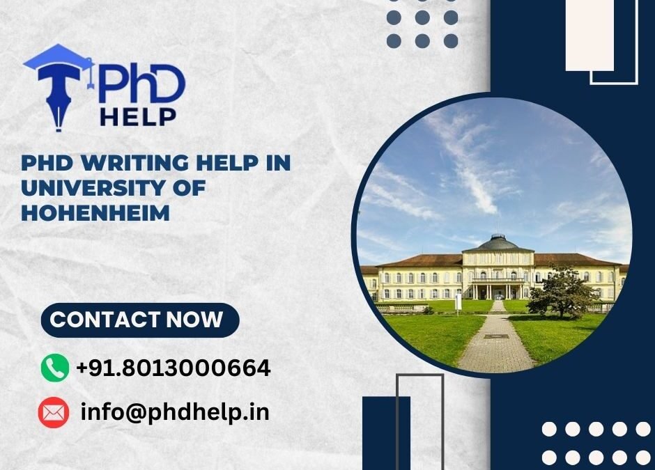PhD writing help in University of Hohenheim