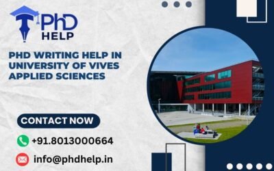 PhD writing help in University of VIVES Applied Sciences