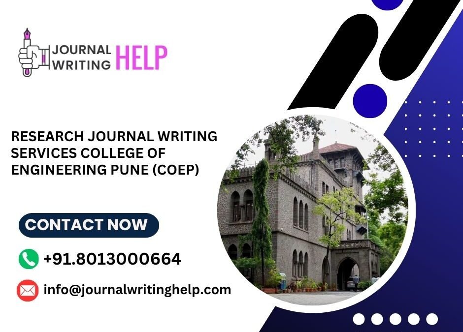 Research journal writing services College of Engineering Pune (COEP)
